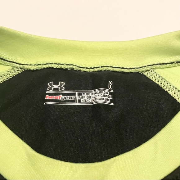 Under Armour Heat Gear Kids Baseball Tee Size 6 Tshirt - Picture 3 of 15